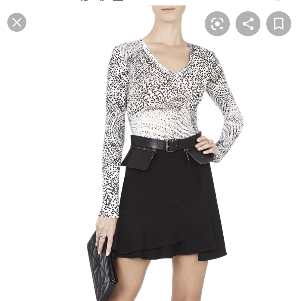 BCBG Maxazria Abstract print Sweater